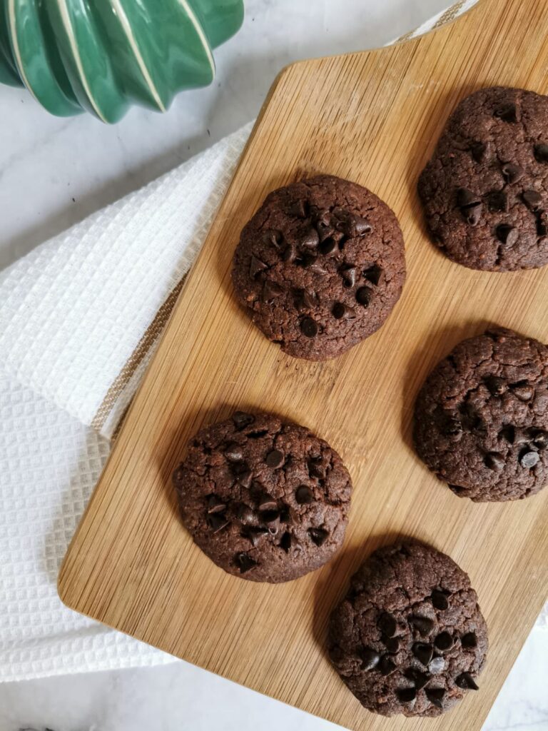 Biscotti al triplo cioccolato