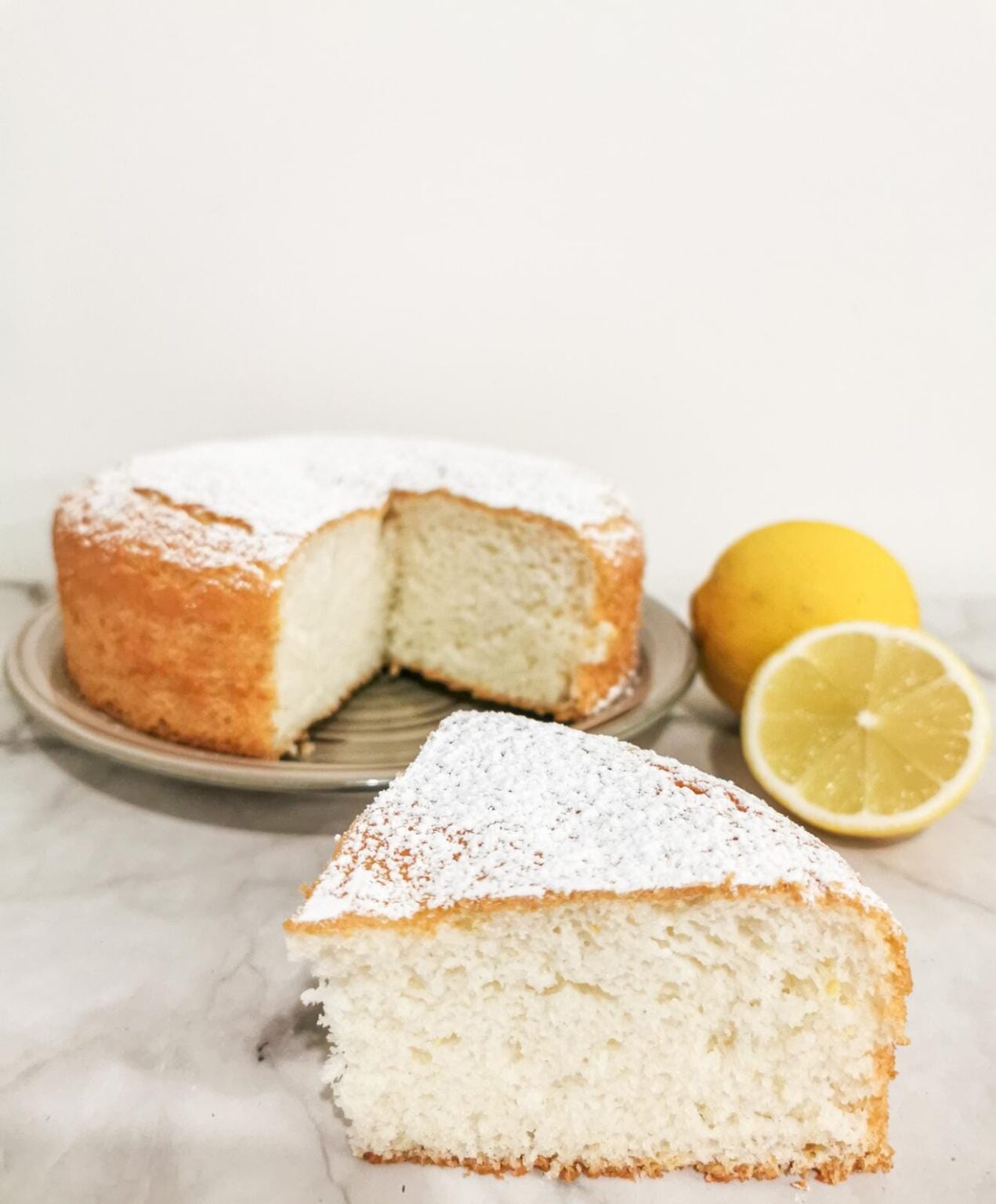 Torta al limone light