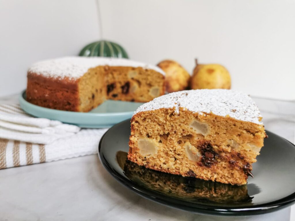 Torta pere e cioccolato